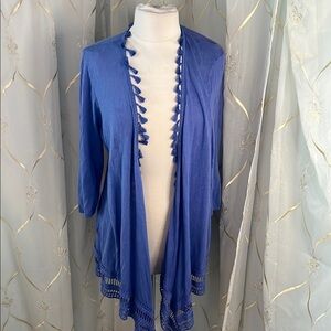 Chico’s Tassel Cardigan ~ NEW ~